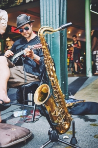 Streetmusicians in Seattle